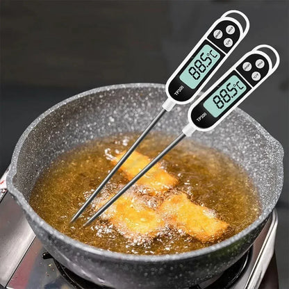 Food Thermometer TP300 Digital Kitchen Water Oil Thermometer for Meat Cooking Food Probe BBQ Electronic Oven Kitchen Tools Beauty World Shop