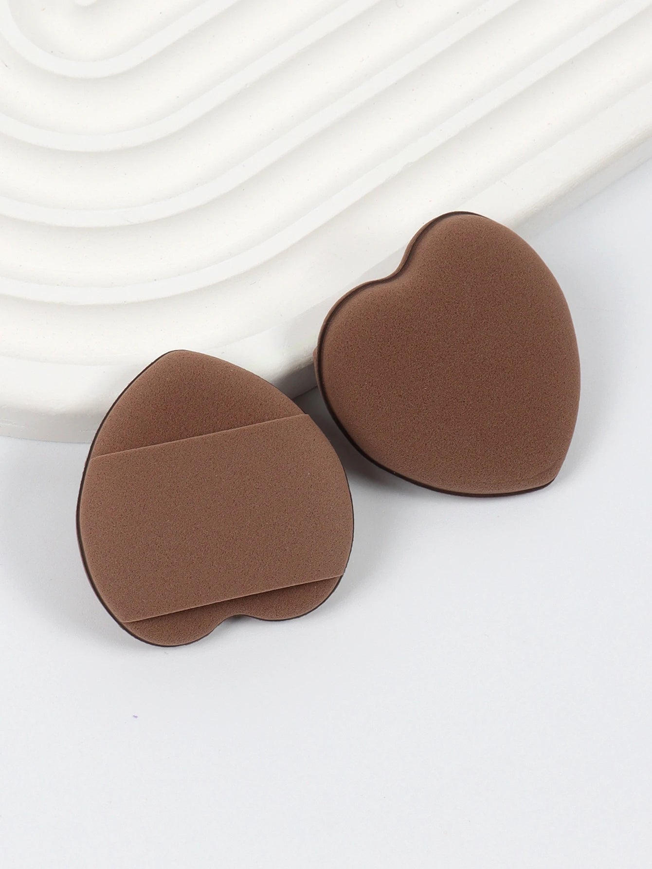 50 Mini Finger Cushions Air Cushion Powder Puff, Latex Free Mixed Sponge and Cosmetic Puff Is Used for Liquid Foundation Make- Beauty World Shop