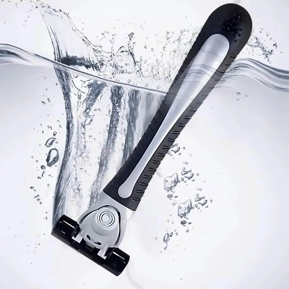 Variety Packs Skin Guard Anti-Slip Handle Replacement Triple Blades Reusable Safety Manual Razors for Men Shaving Bathing Trave Beauty World Shop
