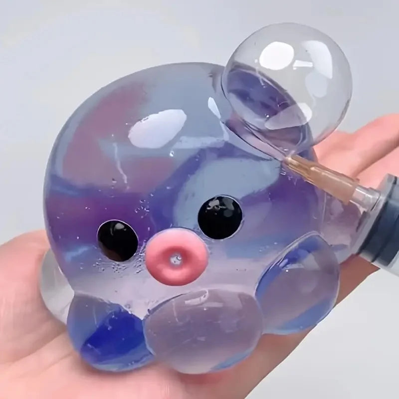 Homemade Bubble Octopus Squeeze Toy for Relax Fun Party & Birthday Gift Slow Rebound TPR Material Interactive Sensory Game Toys Beauty World Shop