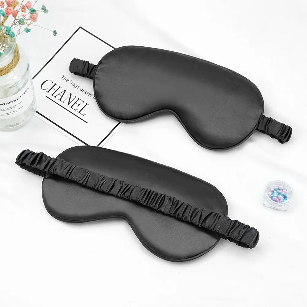 Imitated Silk Eye Patch Shading Sleep Eye Mask Eyepatch Travel Relax Cover Eyeshade Health Sleeping Shield Eye Care Tools Beauty World Shop