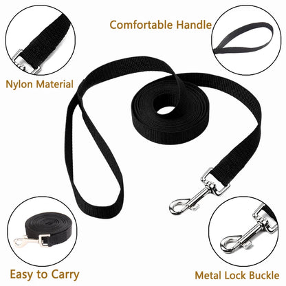 Long Strong Nylon Dog Leash 10m 15m 20m Pet Training Leash For Small Big Dogs Outdoor Walking Puppy Lead Rope Labrodor Supplies Beauty World Shop