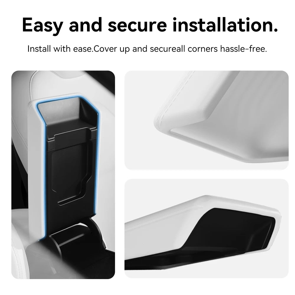 YZ For Tesla Model 3 Highland Y Juniper 2025-2026 Soft Center Console Armrest Pad Auto Central Armrest Box Cover Car Accessories Beauty World Shop