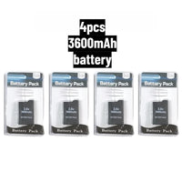 4PCS 3600mAh