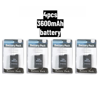 3600mAh for SONY PSP2000 Handheld Game Console Backup Battery Pack 2400mAh for SONY PS Lite PSP-2000 PSP-3000 PSP-3004 Batteries