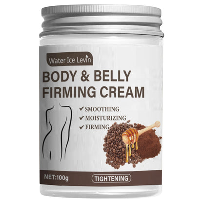 Caffeine Collagen Firming Cream - 100g Contains Caffeine and Coconut Oil, Rich in Vitamin E, Unscented, Tightens and Lifts the Abdomen, Thighs, Buttocks, Arms, All Skin Types, Hypoallergenic, Whitening Effect Beauty World Shop