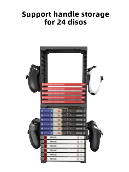 DATA FROG Host Disc Double-layer Storage Box Holder For PS5/PS4/Switch Disc Shelf for Xbox Series X Holder Accessories Beauty World Shop