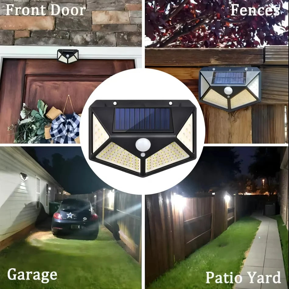 1/2/4Pcs Intelligent Light Controlled LED Solar Lights Waterproof Human Body Sensing Street Light for Outdoor Garden Lighting Beauty World Shop