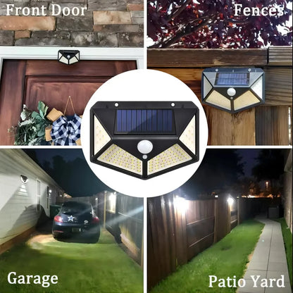 1/2/4Pcs Intelligent Light Controlled LED Solar Lights Waterproof Human Body Sensing Street Light for Outdoor Garden Lighting Beauty World Shop