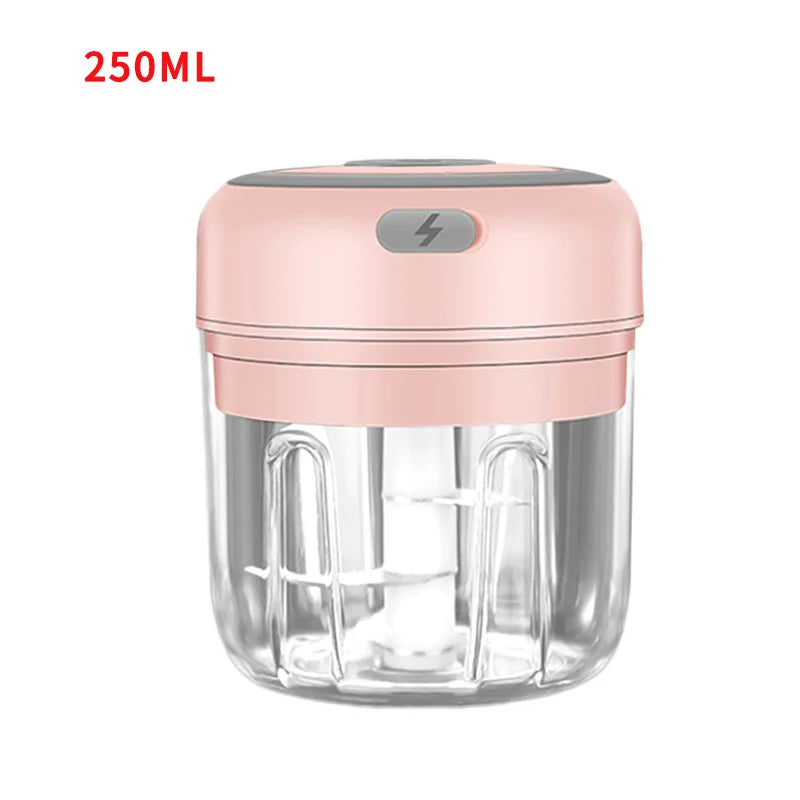 HiPiCok Meat Grinder Electric Garlic Crusher Food Chopper Mini Garlic Press Vegetable Chopper Masher Machine USB Kitchen Gadgets Beauty World Shop