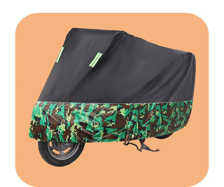 Bike Cover for Motorcycle Waterproof Outdoor All Season with Night Reflective Lock Holes Sun protection Scooter Bicycle Cover Beauty World Shop