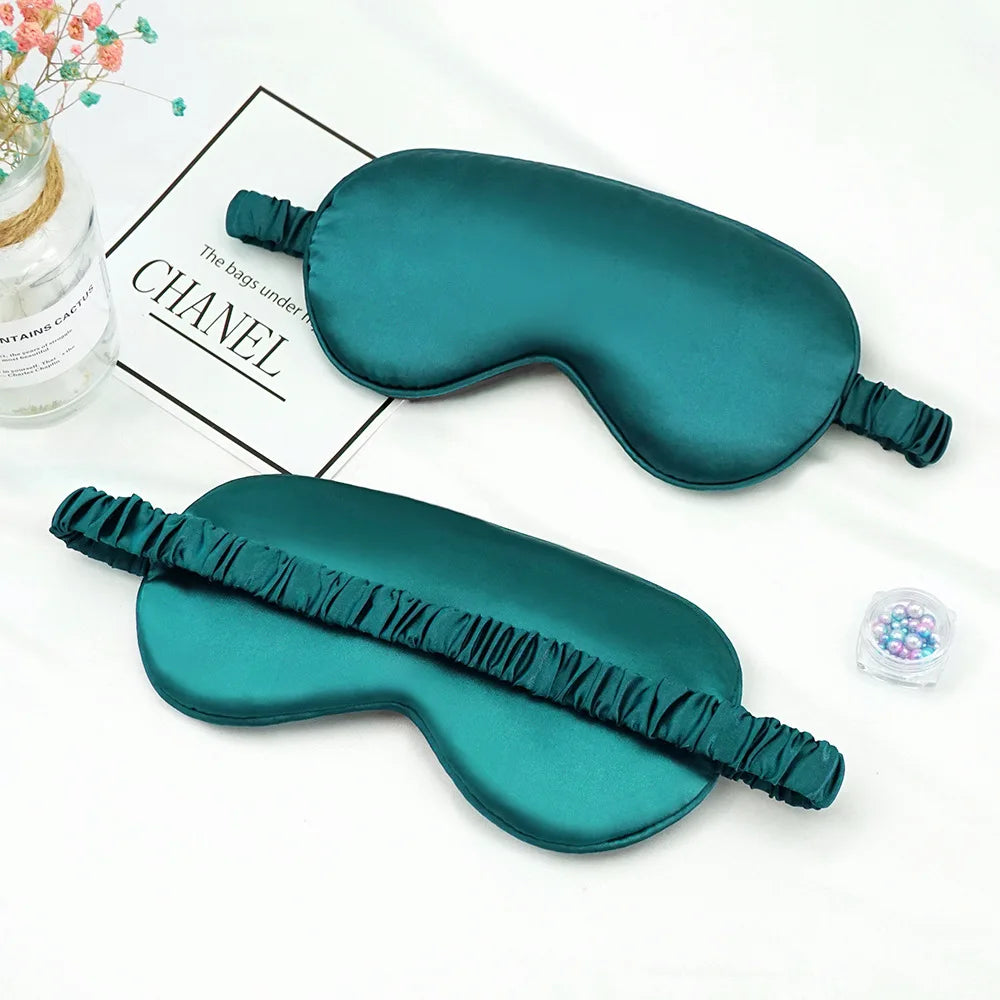 Imitated Silk Eye Patch Shading Sleep Eye Mask Eyepatch Travel Relax Cover Eyeshade Health Sleeping Shield Eye Care Tools Beauty World Shop
