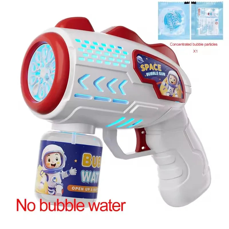 Fully Automatic Bubble Gun Rocket Bubbles Machine Automatic Blower with Bubble Liquid Toy for Kids Beach Outdoor Bubble Gifts Beauty World Shop