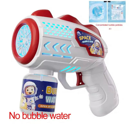 Fully Automatic Bubble Gun Rocket Bubbles Machine Automatic Blower with Bubble Liquid Toy for Kids Beach Outdoor Bubble Gifts Beauty World Shop