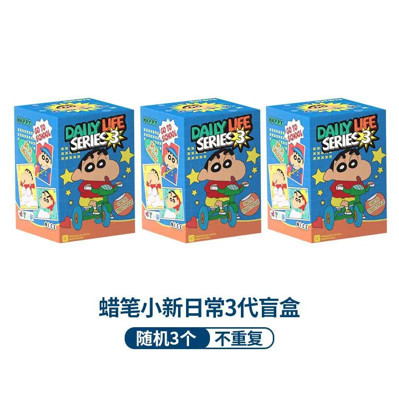 Anime Crayon Shin chan Blind Box Daily Life Series 3rd Generation Blind Box Doll Toy Series Model Handmade Ornament Toy Gift Beauty World Shop