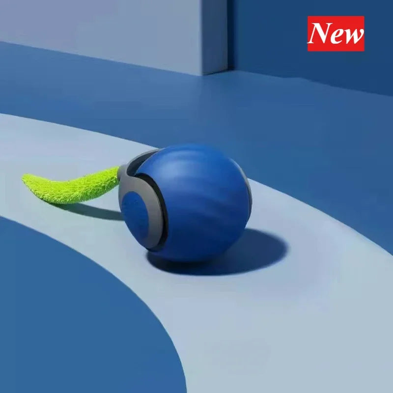 Smart Cats Toy Ball Electric Ball for Cats With Feather Teaser Intelligent Automatic Movement Active Scrolling Pet Toys Supplies Beauty World Shop