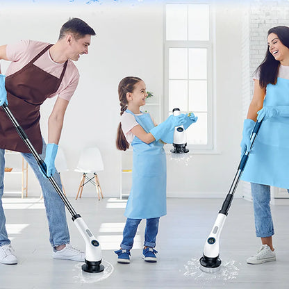Household Cordless Spin Scrubber Kitchen Gadgets Hair Brushes Bathroom Broom Toilet Mops Electric Multipurpose Cleaning Brush