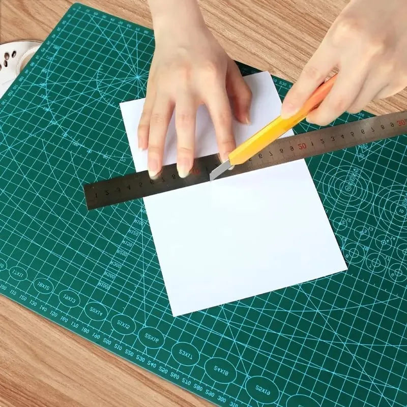 A3 A4 A5 PVC Cutting Mat Workbench Patchwork Cut Pad Sewing Manual DIY Knife Engraving Leather Cutting Board Side Underlay Beauty World Shop