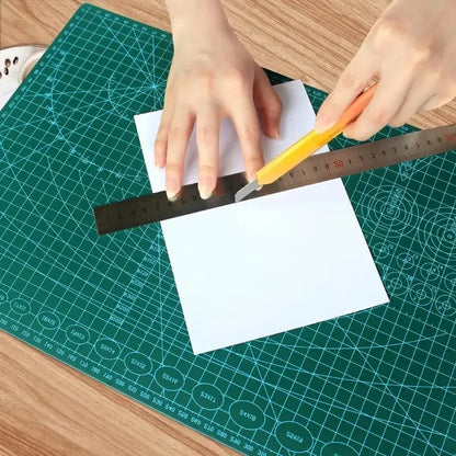 A3 A4 A5 PVC Cutting Mat Workbench Patchwork Cut Pad Sewing Manual DIY Knife Engraving Leather Cutting Board Side Underlay Beauty World Shop