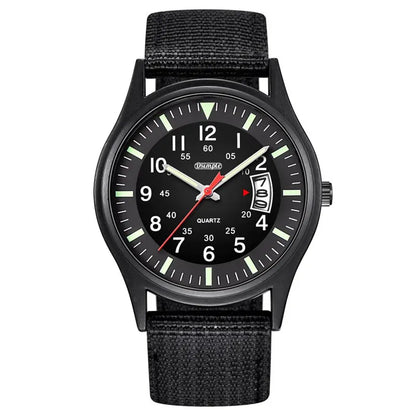 Reloj Hombre 2023 Fashion Mens Nylon Watches Luxury Men Army Military Quartz Watch Calendar Date Wristwatch Relogio Masculino Beauty World Shop