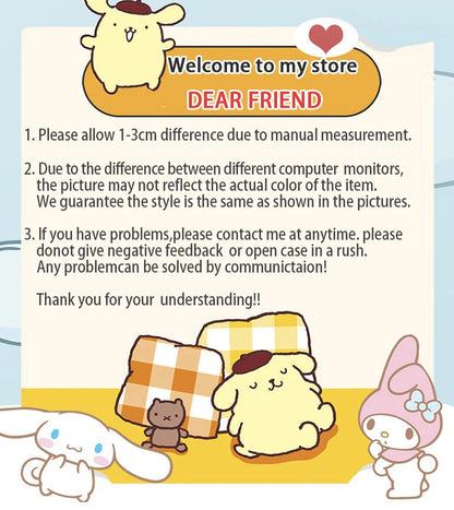 Kawai Latte Kuromi My Melody Cinnamoroll Nipple Baby 10Cm Plush Doll Pendant Ornaments Cute Gift Beauty World Shop