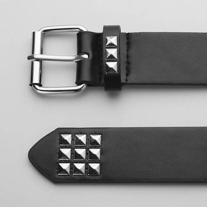 Trend Rivet Belt Heavy Metal Belt Men Women Punk Nightclub Rock Style Belt Jeans Belt Y2K Belt Fashion Decoration Women's Belts Beauty World Shop