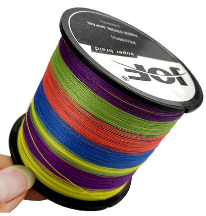 JOF 4 Strands Braided Fishing Line Multifilament 300M 500M 1000M Carp Fishing Japanese Braided Wire Fishing Accessories Pe Line Beauty World Shop