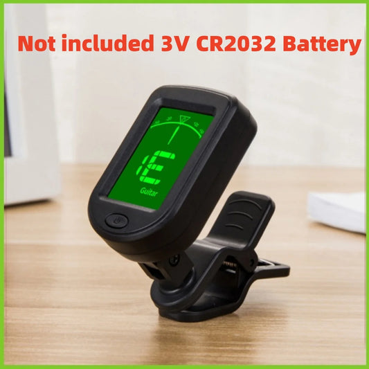 Guitar Tuner For All Instruments Clip on Electronic Tuner for Guitar Bass Ukulele Violin Mandolin Banjo Beauty World Shop