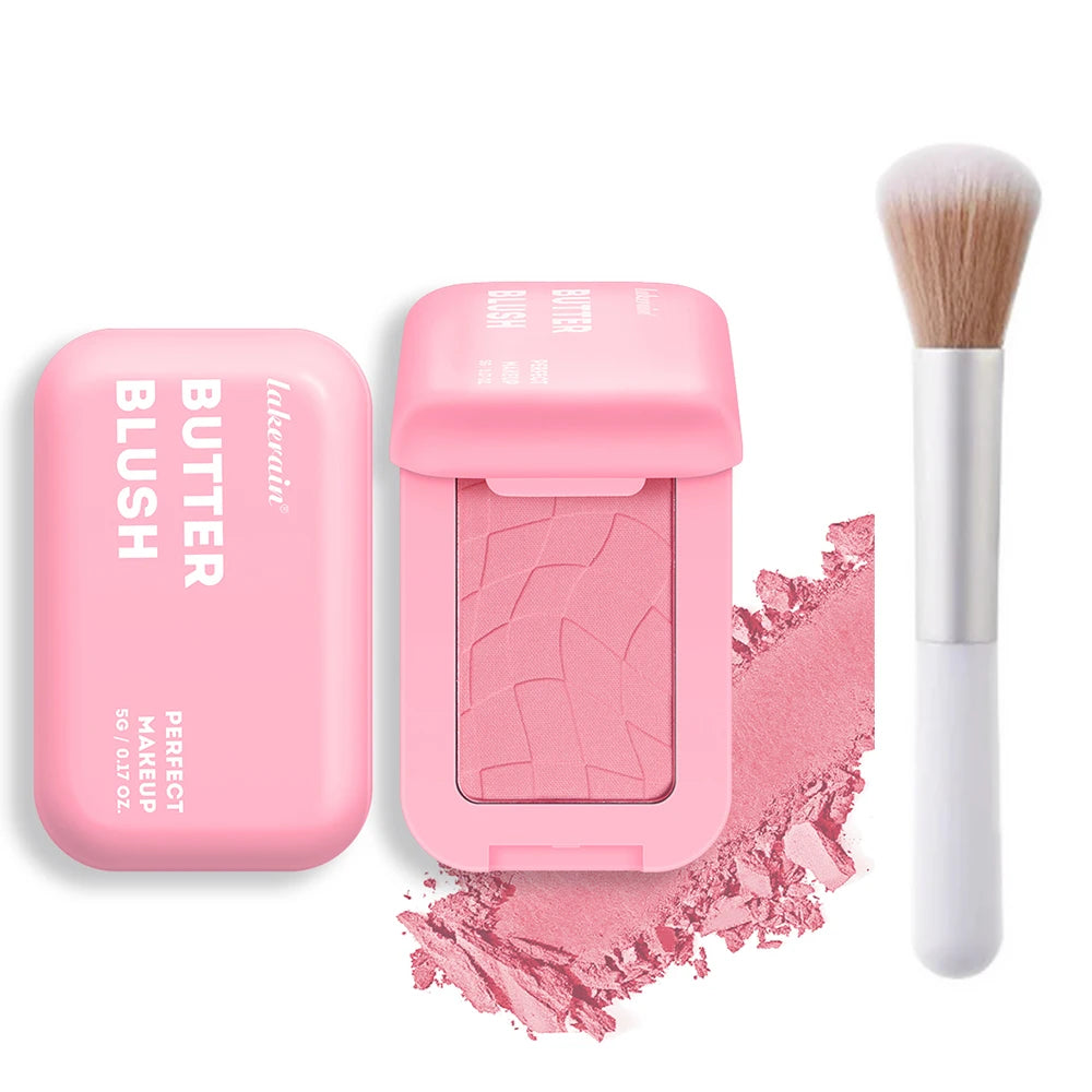 Professional Makeup Powder Blush 12HR Wear Vegan Formula Blusher Makeup Blush in Bar Cosmetics Palette Powder Pink Cream Face Beauty World Shop