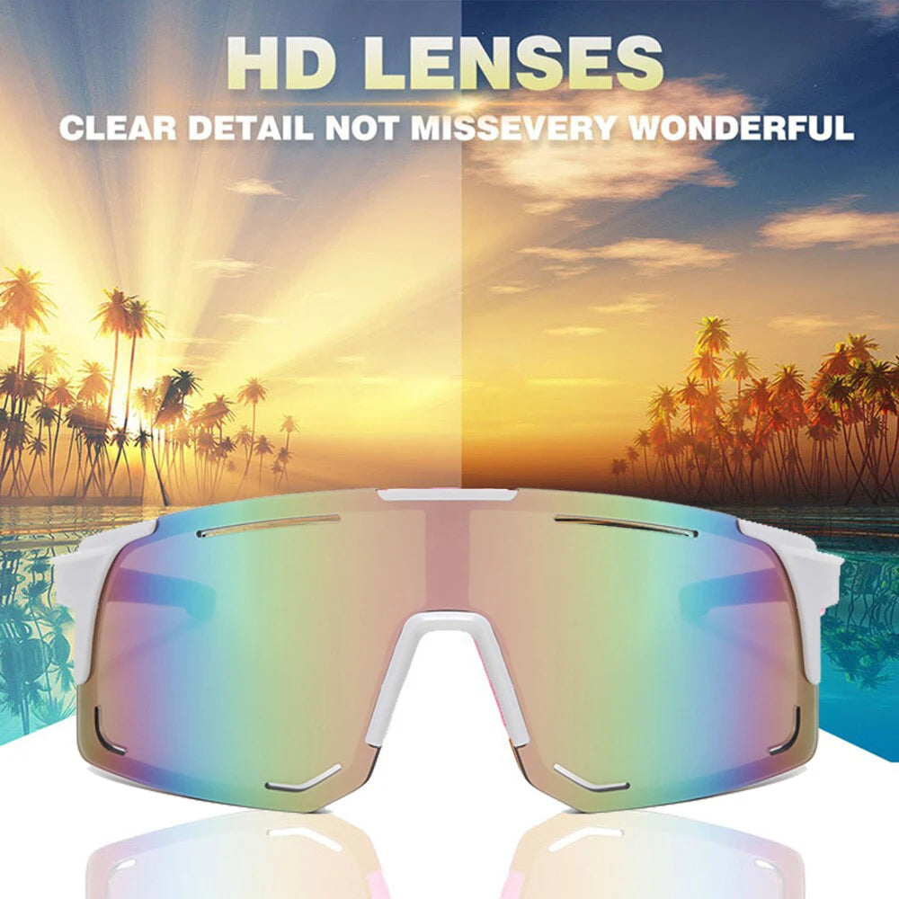 Cycling Sunglasses UV Protection Windproof Glasses For Men Women Polarized Lens Hiking Road Riding Bike Sport Glasses Eyewear Beauty World Shop
