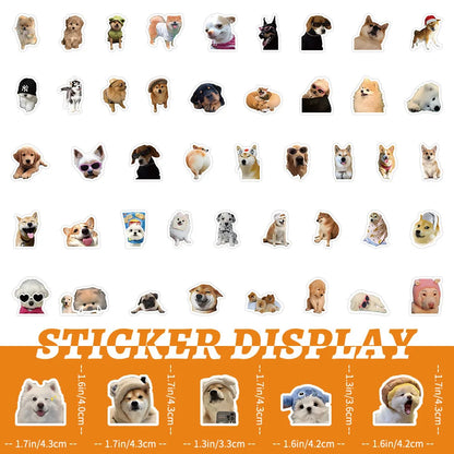 10/100/1000Pcs Funny Dog Stickers Cartoon Cute Decals Toy Guitar Phone Bicycle Laptop Notebook Luggage Car Graffiti Kids Sticker Beauty World Shop