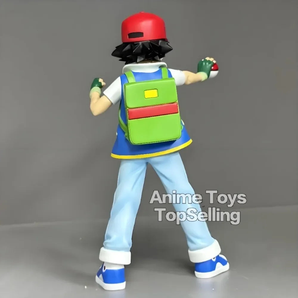 13cm/5.1in Anime Pokemen Figure Ash Ketchum Action Figures Pvc Collection Model Toys for Children Gifts Beauty World Shop
