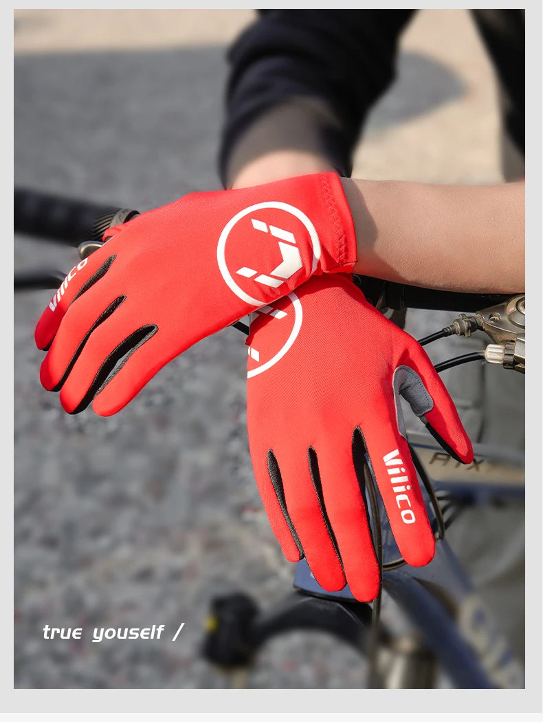 1 Pair Breaking Wind Cycling Gloves Anti-slip Bicycle Mittens Racing Road Bike Glove MTB Biciclet Guantes Ciclismo Beauty World Shop