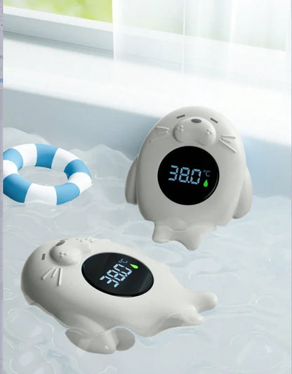 Baby bath thermometer Tub Temperature Monitor Hot Cold Water Resistant Temperature Warning Monitor Upgraded Sensor LED display Beauty World Shop