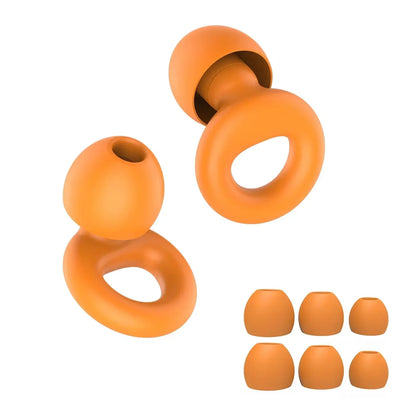Silicone Earplugs for Swimming Sleep Noise Cancel Noise Reduction-Soundproof Reduce Disturbances -Quality loop Earplugs Beauty World Shop