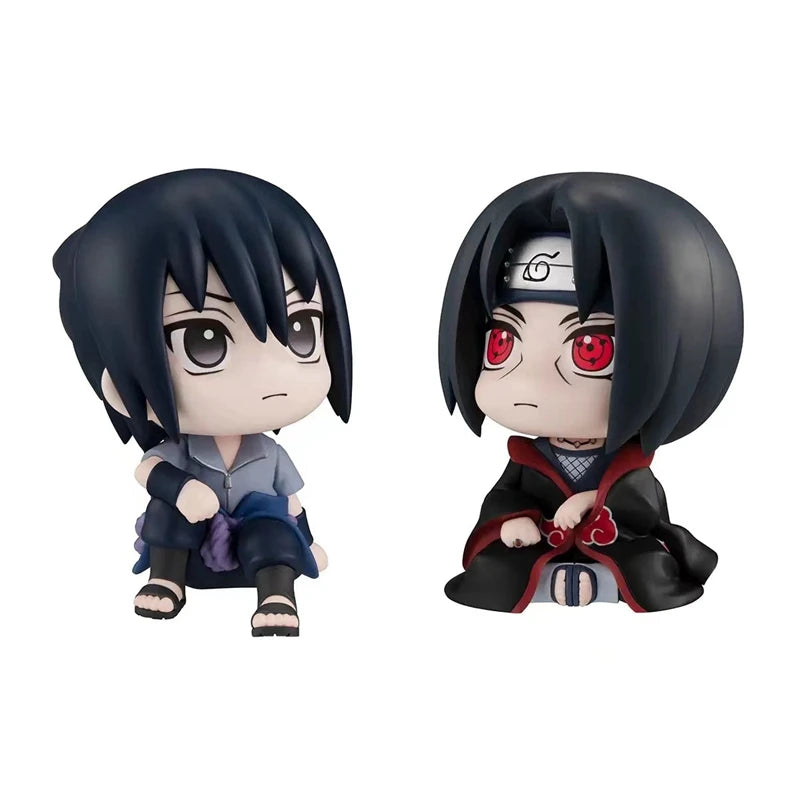 9cm Naruto Anime Figure Naruto Kakashi Action Figure Q Version Kawaii Sasuke Itachi Figurine Car Decoration Collection Model Toy Beauty World Shop