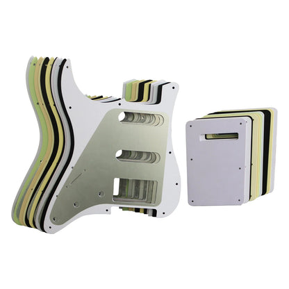 PHRILAM SSH 11 hole ST electric guitar guard, 3-Layer  St  Pickguard with Aluminum Foil Shield Fits American/Mexican ST Beauty World Shop
