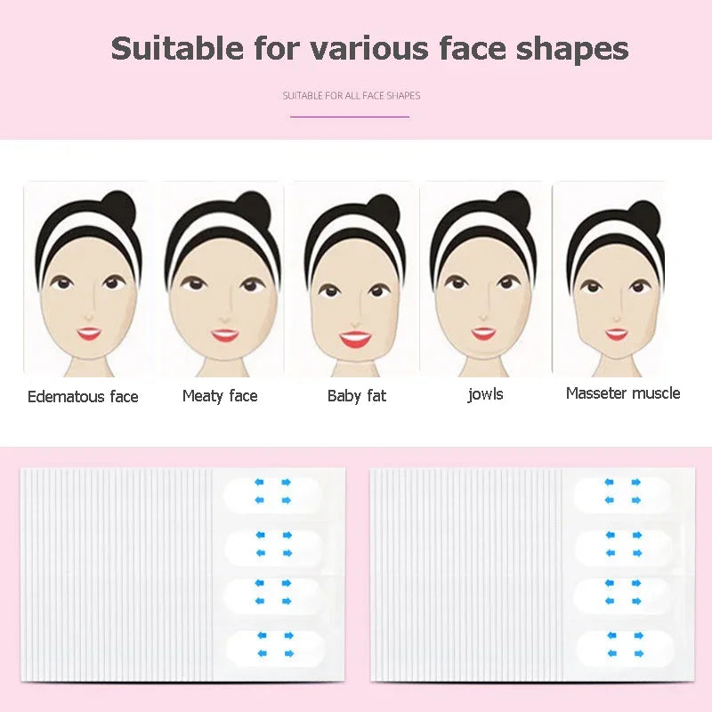 30/20/10Sheets V Lift Face Sticker Invisible Makeup Adhesive Lift Face Tape Slim Patch Breathable Sticker Lifting Tighten Chin Beauty World Shop