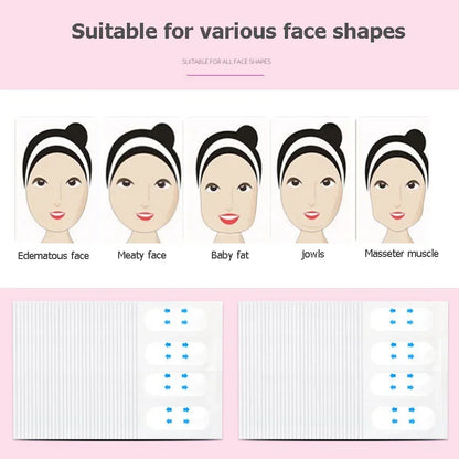 30/20/10Sheets V Lift Face Sticker Invisible Makeup Adhesive Lift Face Tape Slim Patch Breathable Sticker Lifting Tighten Chin Beauty World Shop