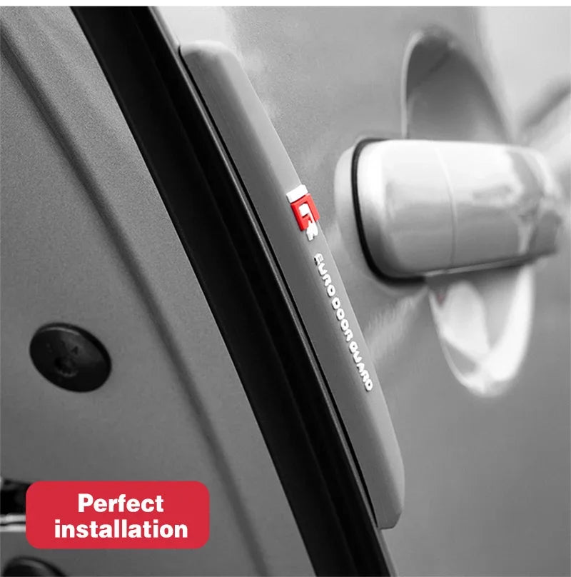 6Pcs Car Door Edge Guards for Audi BMW Mercedes Auto Buffer Trim Molding Scratch Protector Crash Bar Beauty World Shop