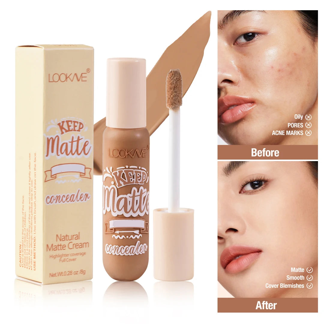 Liquid Concealer Stick Foundation Cream 6 Color Moisturizing Full Coverage Acne Dark Circle Natural Matte Concealer Cream Makeup Beauty World Shop