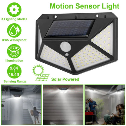 Multifunctional Solar Lamp Outdoor Garden Decoration Solar LED Light Waterproof Sunlight Powered Spotlight with Motion Sensor Beauty World Shop