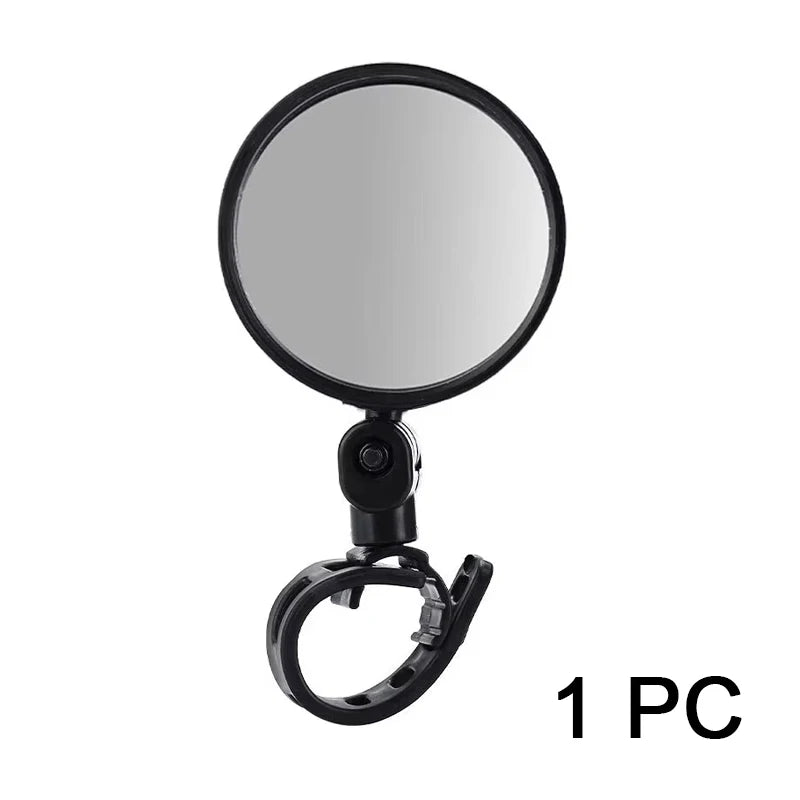 2PCS Bicycle Rearview Mirror 360 Degree Adjustable Rotatable Universal Cycling Handlebar Rear View Mirrors for MTB Road Bike Beauty World Shop