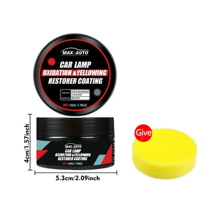 Car Headlight Restoration Polishing Kit - Scratch Remover & Oxidation Cleaner Repair Paste for Headlamp Assembly Beauty World Shop