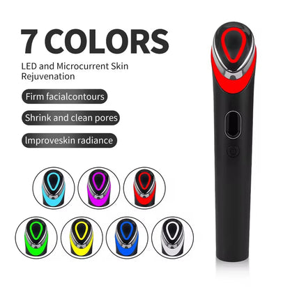 7 Colors EMS Microcurrent Facial Massager Age-R Booster Pro Anti Wrinkle Lift Device Home Use Beauty Tool for Skin Care & Rejuve Beauty World Shop