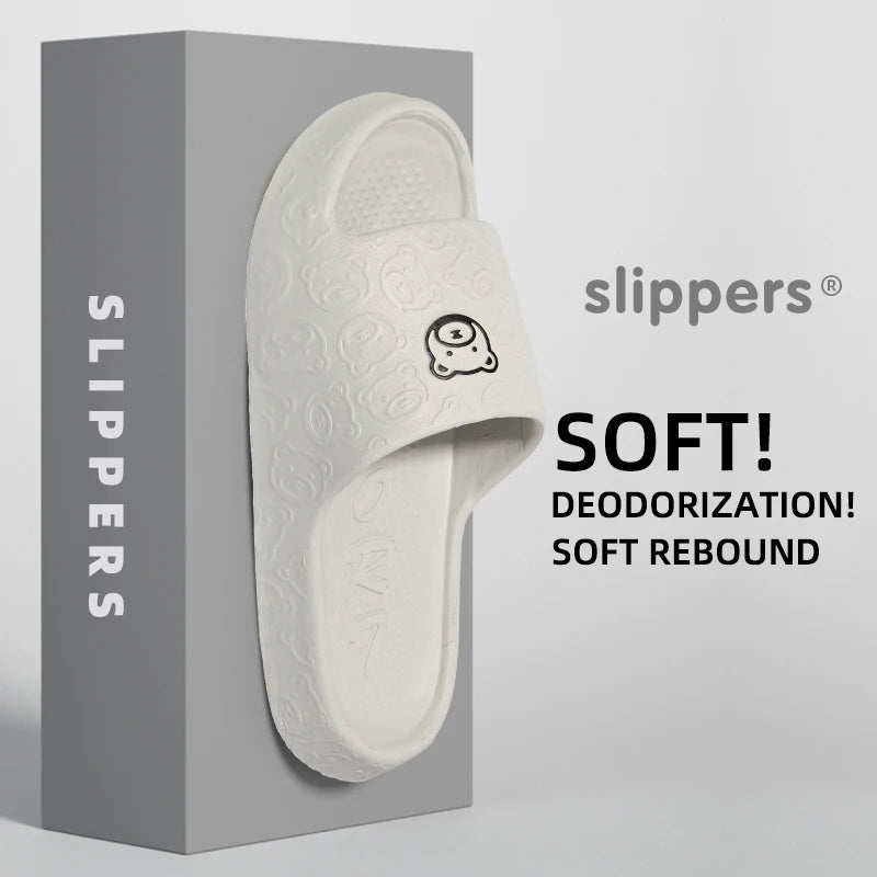 Non-slip Slippers Female Outer Wear 2024 New Bathroom Bathroom Indoor Home Sandals Female Summer Eva Beauty World Shop