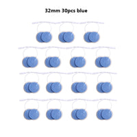 blue 30pcs 32mm