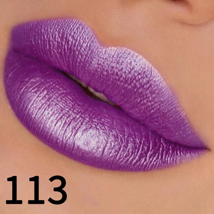 19 colors glitter lipstick hydrating red pink sparkling shine lip color highly pigmented lip tints metallic finish lip makeup