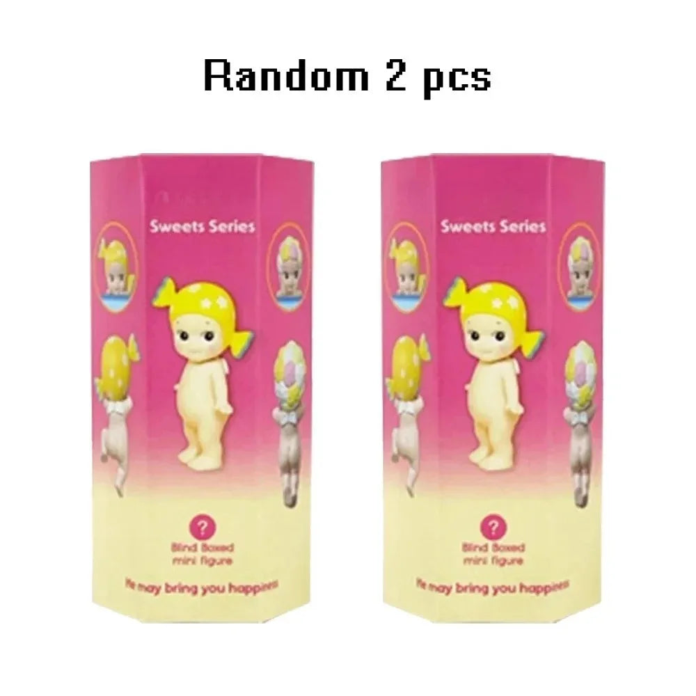Random Angel Hobbies Anime Figures Blind Box Dolls Toys Phone Case Desk Decor Collection Children's Birthday Surprises Gifts Beauty World Shop