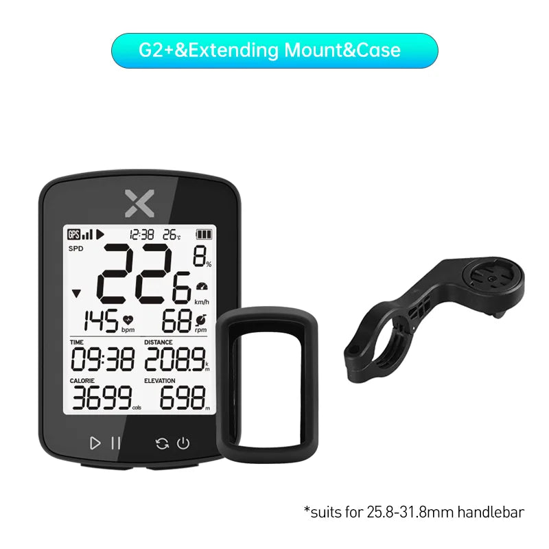 XOSS G2 Plus Bike Computer Wireless GPS Cycling Speedometer Waterproof ANT+ Cadence Speed Smart Bicycle Odometer Roadbike MTB Beauty World Shop